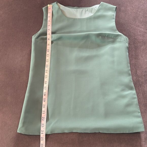 Women’s Green Chiffon 3 Piece Mother of the Bride Formal Pant Suit Size 2 - Picture 9 of 14